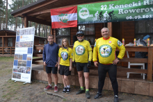 Deszczowa aura nie odstraszyła rowerzystów