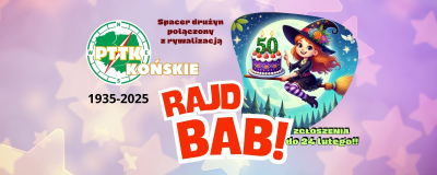 Zapraszamy na Jubileuszowy 50 Rajd Bab