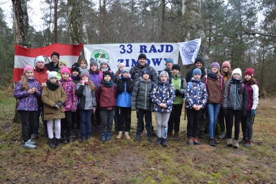 33 Rajd Zimowy zaskoczył deszczem